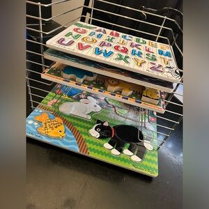 Melissa & Doug Puzzle Storage Rack